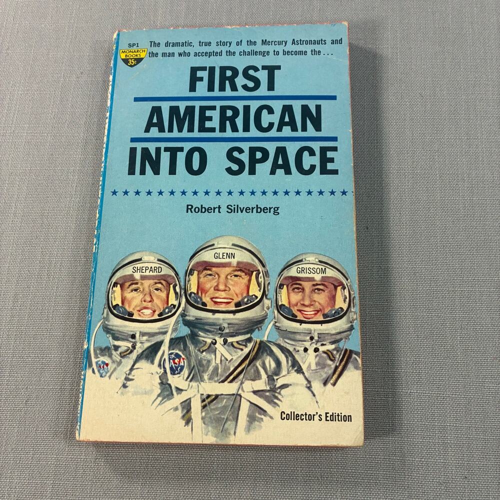 Vintage First American Into Space Robert Silverberg Monarch Books Paperback